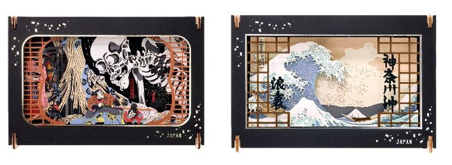 世界を魅了する浮世絵が、可動式扉つき「ペーパーシアター匠」シリーズに新登場「ペーパーシアター　浮世絵　2種」予約開始