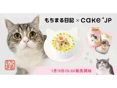 『もちまる日記』×Cake.jpコラボ！可愛らしい『もち様』のケーキ缶、ホールケーキ、チョコレートが登場！