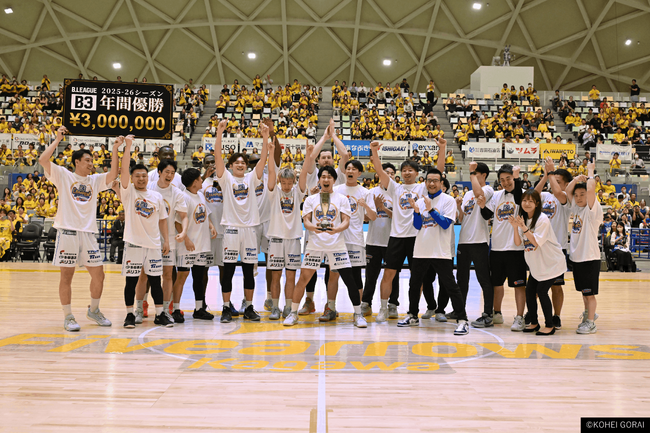 「立川ダイス」のB3リーグ 2025-26シーズン 優勝報告会を立川市役所で開催します