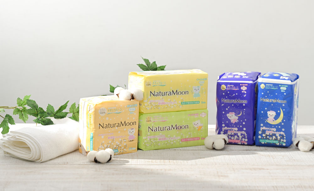 ナチュラル生理用品『ナチュラムーン』と自然派多機能化粧品『エコリュクス』ギフト・ショー(R)春2026に出展