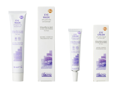 メイクではごまかしのきかない目まわりに！オーガニックコスメブランド「アルジタル／ARGITAL」から、輝く目もとへ導く目元用の洗い流すパック＆クリームが新登場！