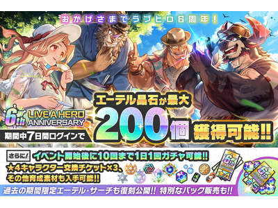 �wLIVE A HERO -���C�u�E�A�E�q�[���[�I-�x6���N�L�O�L�����y�[�����J�ÁI