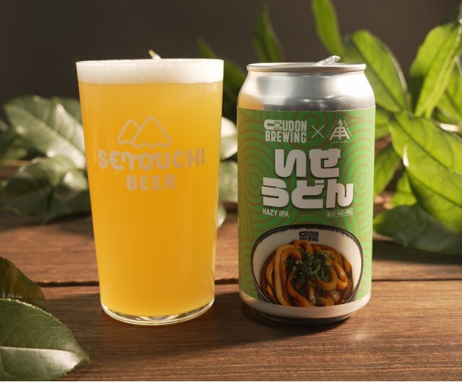 SETOUCHI BEERが展開するUDON BREWING、ISEKADOとの共同開発ビール「いせうどん HAZY IPA」を発売