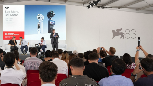 DJI�A��83�񃔃F�l�c�B�A���ۉf��Ղ̃��F�l�c�B�A�E�v���_�N�V�����E�u���b�W�ŁuFilmmakers & Visionaries Session�v���J��