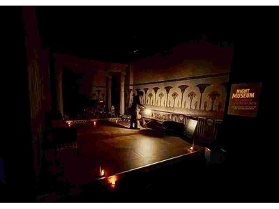 ツタンカーメンの謎に迫る『ナイトミュージアム』大好評につき、　　10月の追加開催を決定