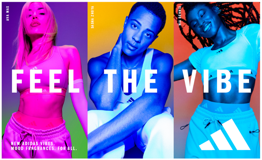 Adidasのムードフレグランス「Vibes」シリーズに新たな2つの香りが登場。