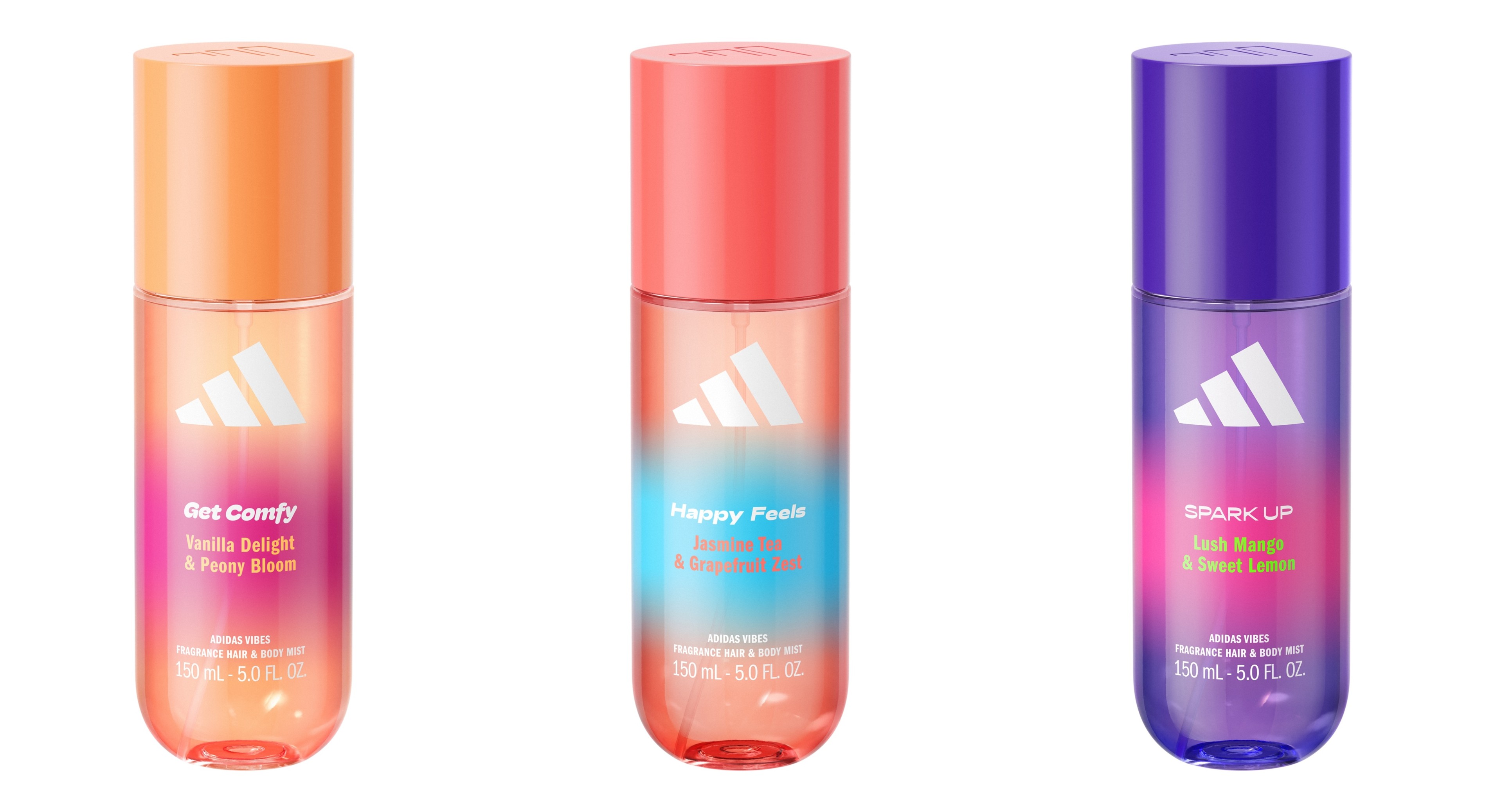 adidasのムードフレグランス「Vibes」シリーズから、新たに〈ヘア＆ボディミスト〉が新登場！