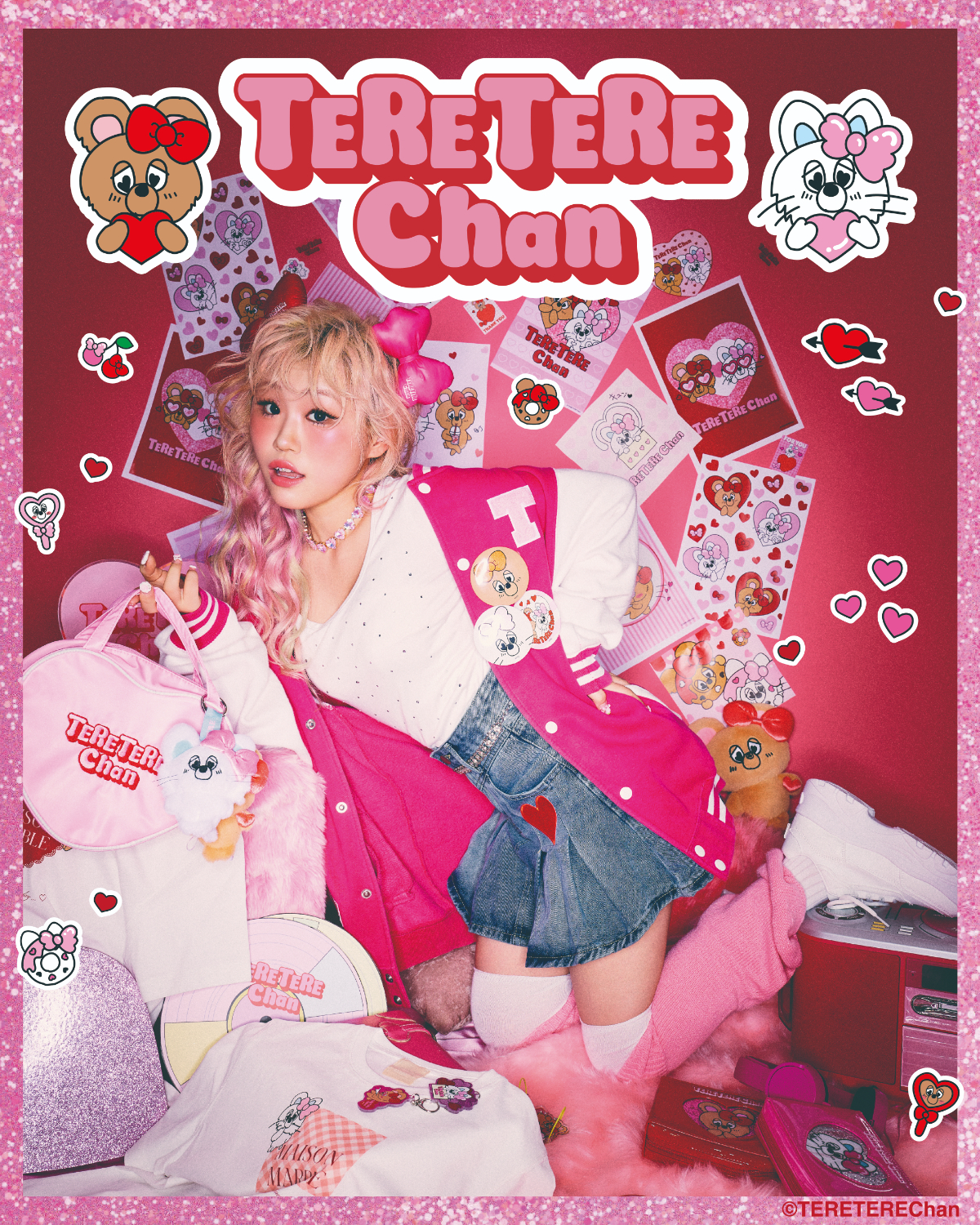 TERE TERE Chan初となるPOP-UP SHOPのコラボキービジュアルを公開！愛らしさと個性的な魅力で人気のインフルエンサー「ののちさん」を起用