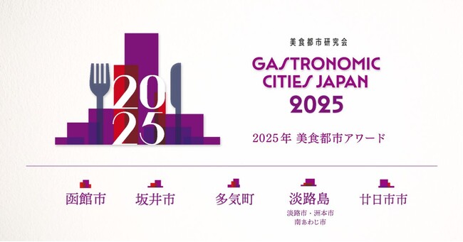 ー地域の食文化と創造性を讃えるー「美食都市アワード2025」受賞都市を発表