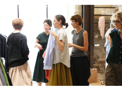 【遠州織物をPR!】7/1からフランス・パリでHUIS POPUPがスタートしました