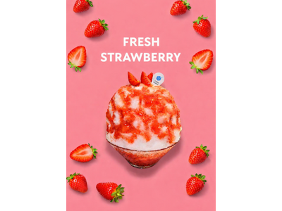 「一切加熱しない」生いちごかき氷を数量限定で発売。旬の果実をそのまま味わう新作「生いちご ～マスカルポーネエスプーマ仕立て～」