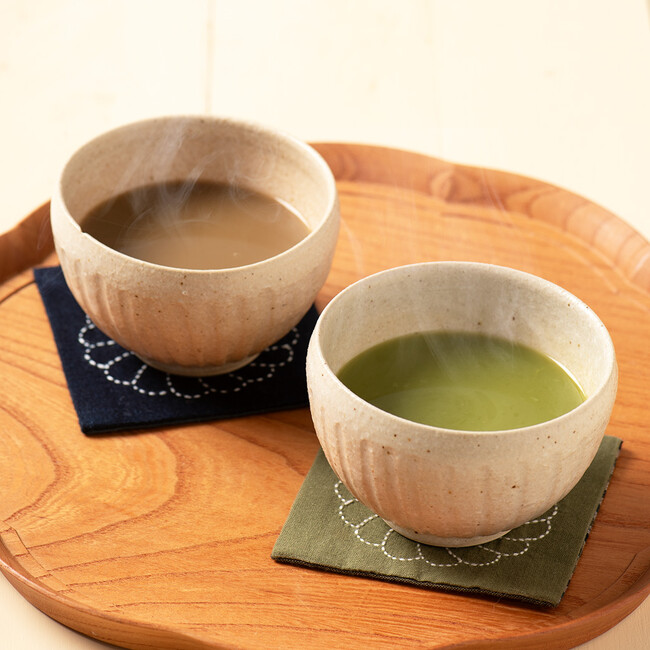 【久世福商店×茶師十段】「抹茶/ほうじ茶を嗜む大人のラテ」新発売