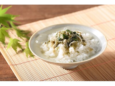 久世福商店から酷暑時代の新提案。ごはんと水だけで完成する「冷やしだし茶漬け」新発売。