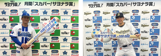 5月度「スカパー! サヨナラ賞」受賞選手が決定！