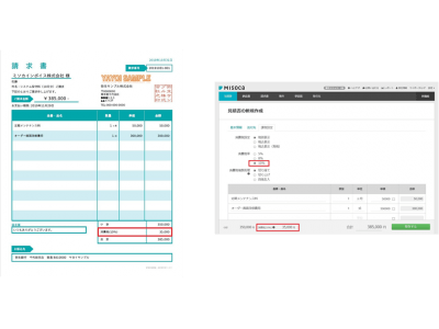 クラウド見積・納品・請求書サービス「Misoca」、「消費税率10%の入力・自動計算」機能を追加