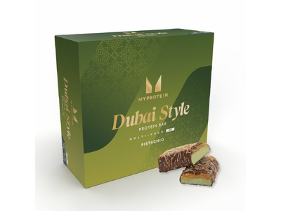 マイプロテイン、ラグジュアリーな「ドバイスタイル デリシャスプロテインバー」を3月6日(金)より発売
