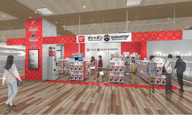 バンダイナムコグループ各社のオフィシャルショップ5店舗が埼玉に登場　イオンモール北戸田に12月12日(金)オープン！