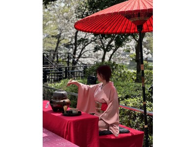 夏の野外で楽しむ本格茶道体験、暑い夏でも楽しめる「野外出張茶道サービス」を本格展開