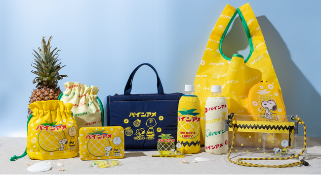 【スヌーピ―×パインアメ】スヌーピ―とパインアメのコラボレーショングッズの発売決定!!