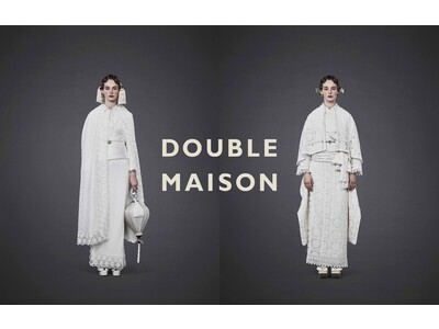 ＜DOUBLE MAISON＞2022秋冬の新作を発表。レース振袖や袴スタイルを提案。