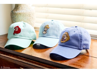【’47（フォーティーセブン）】2026年ディズニーデザインコレクションより、3月発売のディズニープリンセス（アリエル、シンデレラ、ラプンツェル）キャップ9モデルが新登場