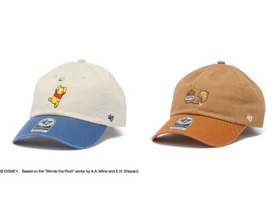 【’47（フォーティーセブン）】ディズニーデザインコレクションより、4月発売の「くまのプーさん」キャップが登場