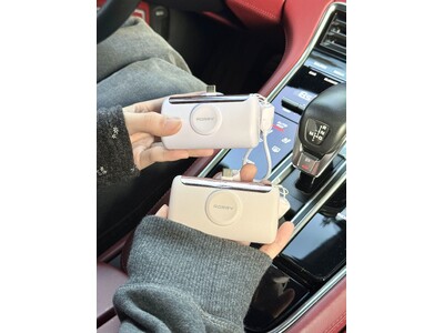 【RORRY】50％OFFで3,090円にUSB-C端子一体型モバイルバッテリー「PalmGo」、スマイ...