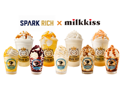 史上最強炭酸「SPARK RICH」が舞浜イクスピアリ(R)でリニューアル！ 2万本以上販売の「milkkissソフトクリーム」販売開始。