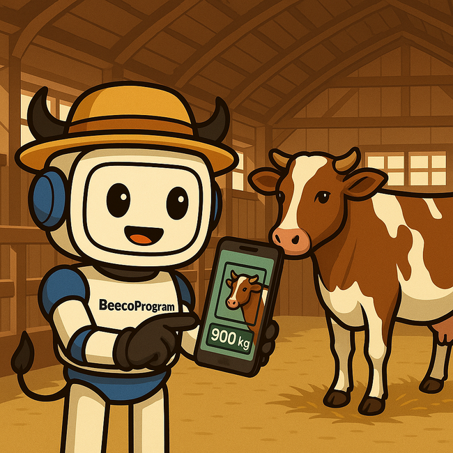 最新AIが世界の酪農・畜産業界を変える!?日本初!スマホを向けるだけ-丸紅が牛の体重推定アプリを開発