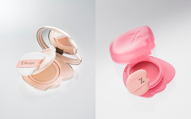 願いを羽ばたかせるトレンド！Z世代に刺さる“ウィッシュコア”な天使の羽パッケージ。 ％Recipe（パーセントレシピ・通称パーレシピ）」から高密着クッションファンデとちゅるちゅるリップ＆チークが登場！