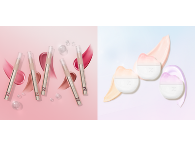 %Recipeから新提案！羽のように軽く密着する“澄み肌*１UVプライマー”と、重ねるたびにツヤがあふれる“水光ティント”が登場