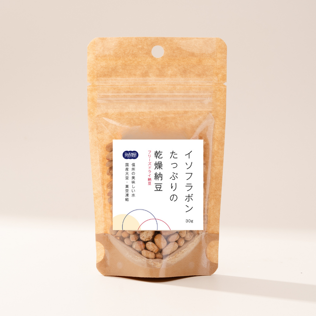 信州大学発スタートアップ-株式会社HAKKOU JAPAN- 発酵の力を、もっと手軽に、もっと美味しく。オンラインショップ「発酵屋」から新商品。“イソフラボンたっぷりの乾燥納豆”が発酵の日に新登場！！