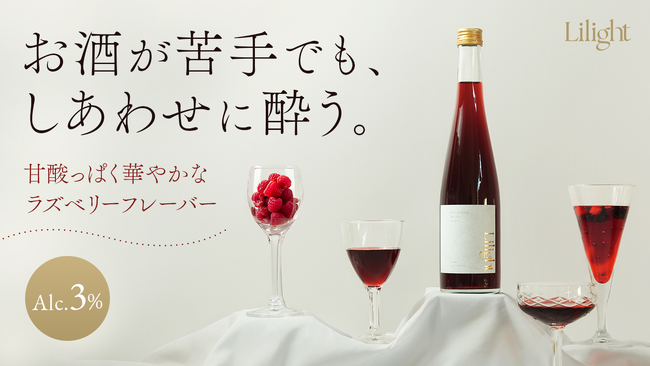 【新フレーバー・ラズベリー誕生】Makuakeで300万円超えを達成した低アルコールリキュールがCreema SPRINGSに登場！