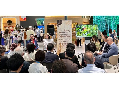 【大阪・関西万博2025】ペルー共和国、テーマウィークイベント「ラテンアメリカとカリブ海のコーヒーとカカオをひとくち」に参加、自国のコーヒーとカカオの魅力を発信