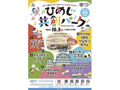 【姫路青年会議所】姫路のまちに新しい風を　市民主体の実証実験イベント「ひめじ共創パーク」を開催