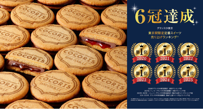 【６年連続 第1位】圧倒的人気を誇る絶品スイーツ「COCORIS(ココリス)」が、JR東京駅グランスタ東京「東京駅限定手土産(スイーツ)売上ランキング」で1位を受賞
