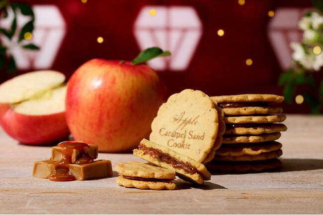 《新宿・川崎》キャラメル×アップルの心ほどけるハーモニー。【キャラメルゴーストハウス】より、期間限定「キャラメルサンドクッキー アップル」新発売。