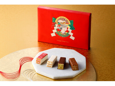 【御年賀ギフト】 おめでたい新年を彩り華やかなギフトで祝う。“くだもの”と“木の実”を楽しむ洋菓子ブランド「フランセ」より「果実をたのしむミルフィユ」が迎春パッケージで登場！