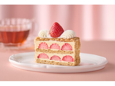 ≪新商品≫ SNSで話題！連日行列が絶えない【フランセ 表参道本店】より、季節を感じる苺のミルフィユ『ミ...
