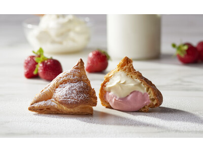 ”サクサク食感”のミルクパイに、甘酸っぱい苺クリームを詰めて。【東京ミルクチーズ工場 Cow Cow Kitchen】より『ミルクパイ ストロベリー』を2月15日（日）に発売いたします！