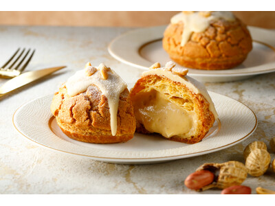 千葉県八街産ピーナッツを ”サクサク” クッキーシューに閉じ込めて。 ピーナッツスイーツ専門店【Dore（ドレ）】より、人気の『ドレ・ピーナッツシュー』が、3/1（日）から再登場！