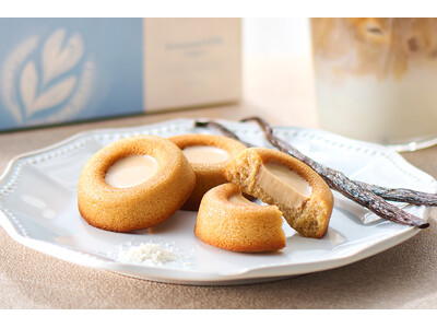 ラテスイーツ専門店がお贈りする『ティグレ（塩バニラ ラテ）』。しっとり生地に、コーヒー風味のホワイトチョコを閉じ込めて。【FiOLATTE（フィオラッテ）】より、4月3日（金）に新発売！