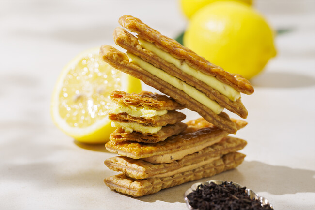 “レモンのすっきりとした酸味” と”紅茶の上品な味わい”をサンド。【MILLE-FEUILLE MAISON FRANCAIS】より『ミルフィユ セゾン（レモン＆アールグレイ）』を期間限定で発売。