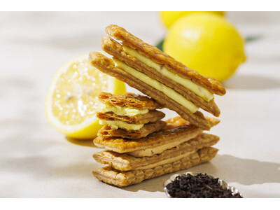 “レモンのすっきりとした酸味” と”紅茶の上品な味わい”をサンド。【MILLE-FEUILLE MAIS...