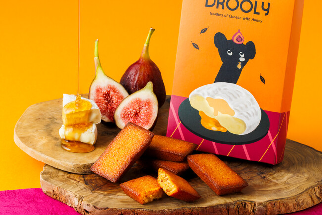 <新商品>いちじくのやさしい甘みとカマンベールのコク。【DROOLY】から、蜂蜜のまろやかな風味が重なるフィナンシェが、9月1日(火)に新登場!
