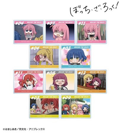 アニメ「ぼっち・ざ・ろっく！」のトレーディング ゆるコマ アクリルカード、トレーディング ゆるコマ グリッター缶バッジなどの受注を開始！！アニメ・漫画のオリジナルグッズを販売する「AMNIBUS」にて
