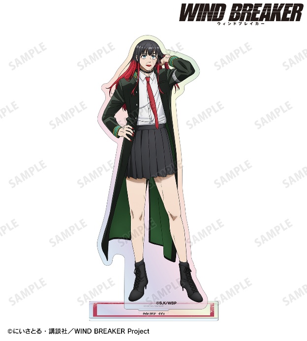 TVアニメ『WIND BREAKER』のオーロラアクリルスタンド、缶バッジ2個セット、75mmグリッター缶バッジの受注を開始！！アニメ・漫画のオリジナルグッズを販売する「AMNIBUS」にて