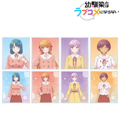 TVアニメ『幼馴染とはラブコメにならない』のトレーディングアクリルカード、トレーディング場面写ホログラム缶バッジなどの受注を開始！！アニメ・漫画のオリジナルグッズを販売する「AMNIBUS」にて