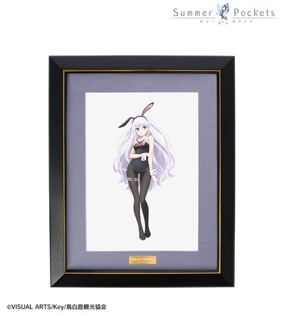 TVアニメ『Summer Pockets』の描き下ろし バニーガールver. A4キャラファイングラフなどの受注を開始！！アニメ・漫画のオリジナルグッズを販売する「AMNIBUS」にて