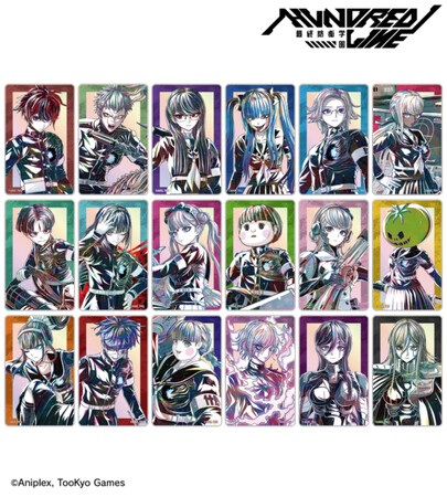 『HUNDRED LINE -最終防衛学園-』のトレーディング Ani-Art オーロラアクリルカードなどの受注を開始！！アニメ・漫画のオリジナルグッズを販売する「AMNIBUS」にて
